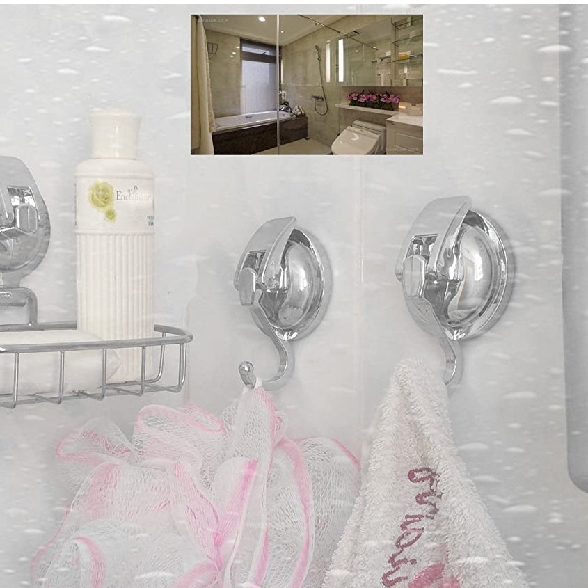 Stornfield | 2-Pack: Heavy-Duty Suction Cup Hooks