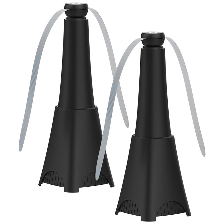 Stornfield | 2-pack: Portable Fan with Reflective Fly Repellent, Rechargeable Battery-Operated