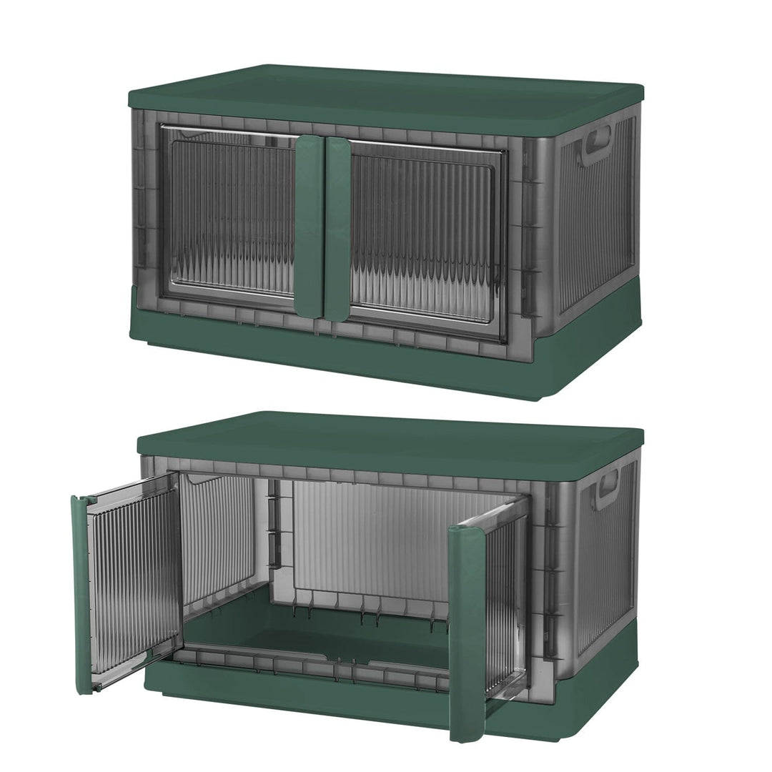 Stornfield | 2 Pieces: Stackable and Collapsible Storage Containers with Lids