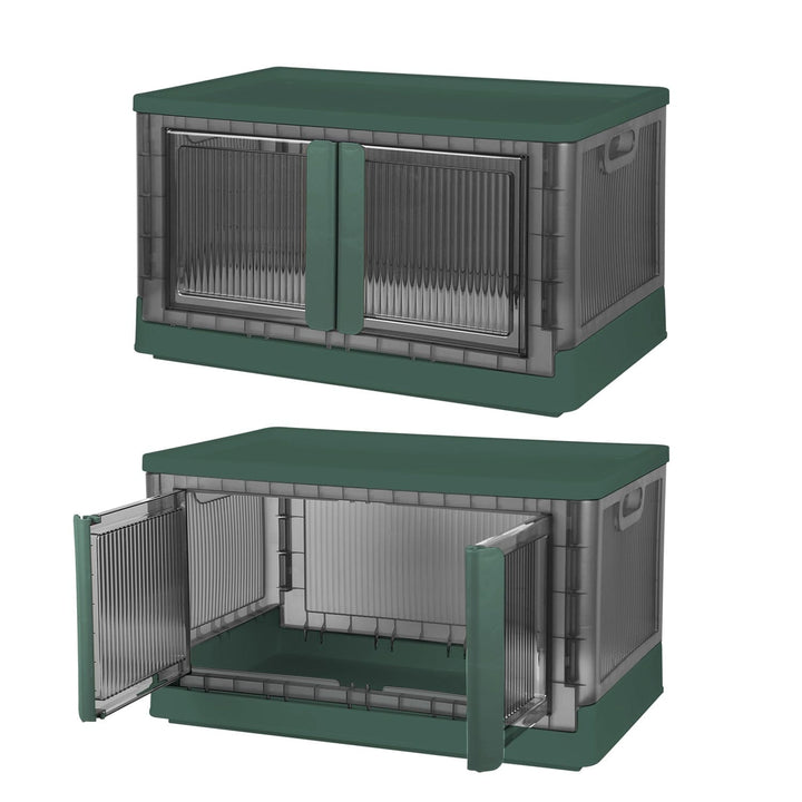 Stornfield | 2 Pieces: Stackable and Collapsible Storage Containers with Lids