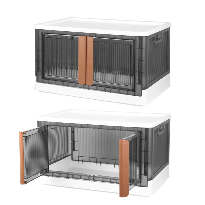 Stornfield | 2 Pieces: Stackable and Collapsible Storage Containers with Lids