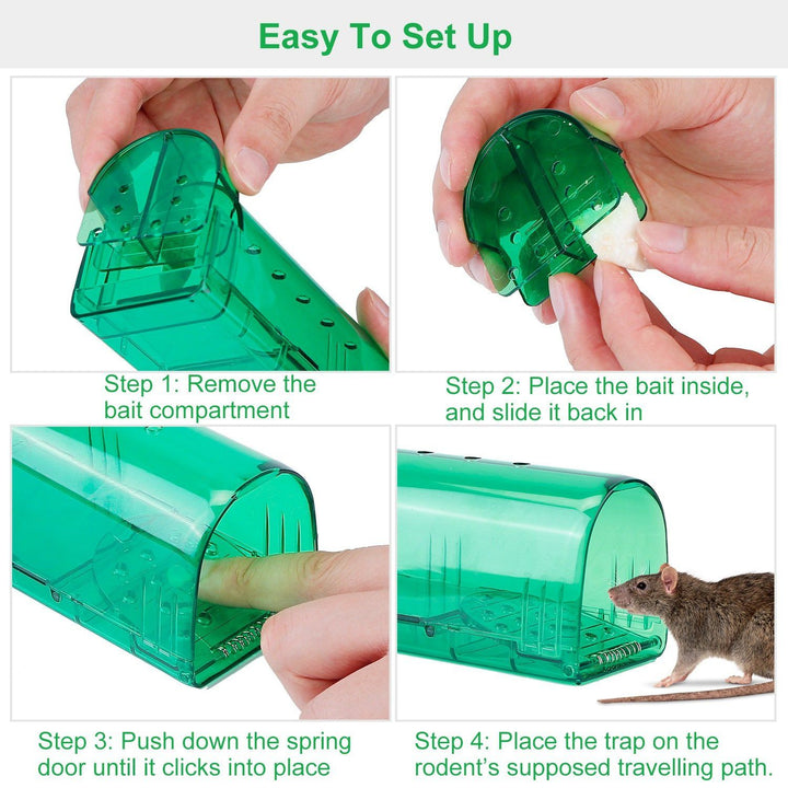 Stornfield | 2-pack: Reusable Humane Mouse Trap
