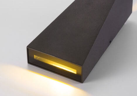 Simple Trapezoidal Outdoor Waterproof LED 2-Light Wall Sconce Lamp | Stornfield
