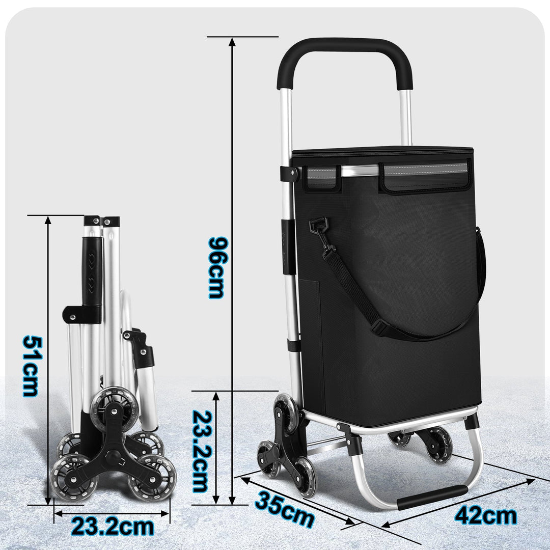 Shopping trolley shopping roller foldable 40L | Stornfield