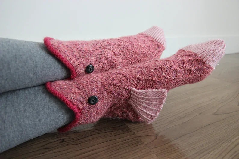 Knitted Crocodile Socks | Stornfield
