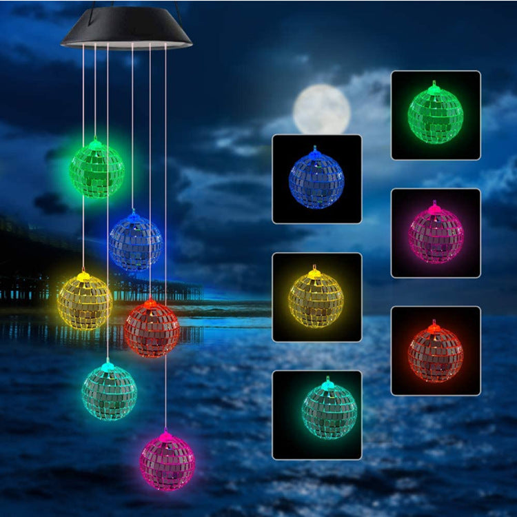 LED Solar Butterfly Wind Chime Garden Hanging Light Stornfield