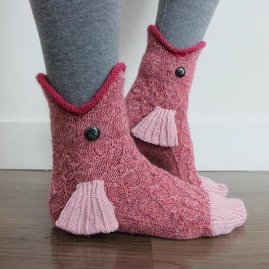 Knitted Crocodile Socks | Stornfield
