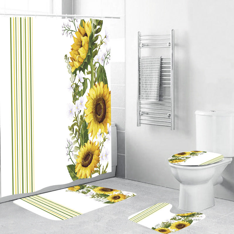Floral Decorative Shower Curtain Stornfield