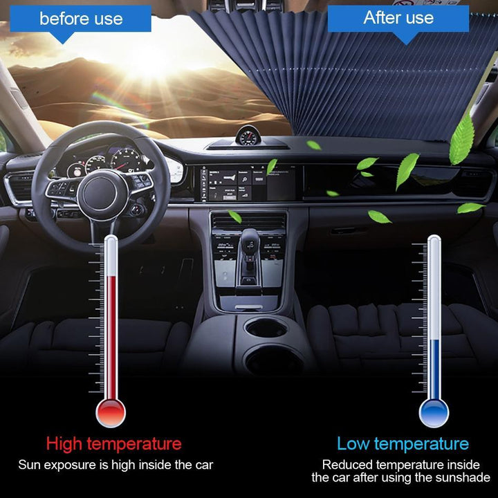 Retractable Car Windshield Sun Shade | Stornfield