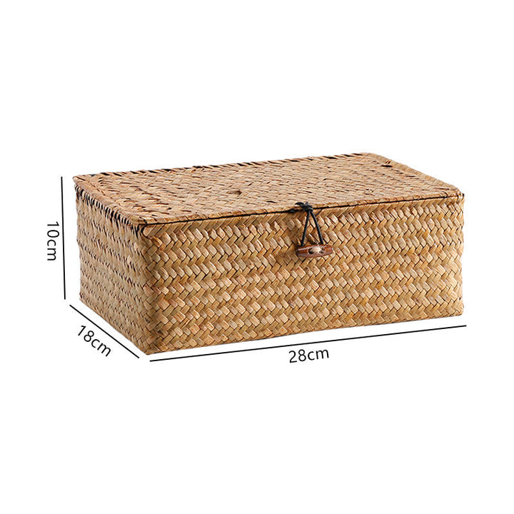 Handwoven Storage Box with Lid Stornfield