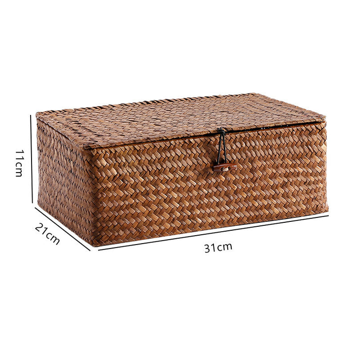 Handwoven Storage Box with Lid Stornfield