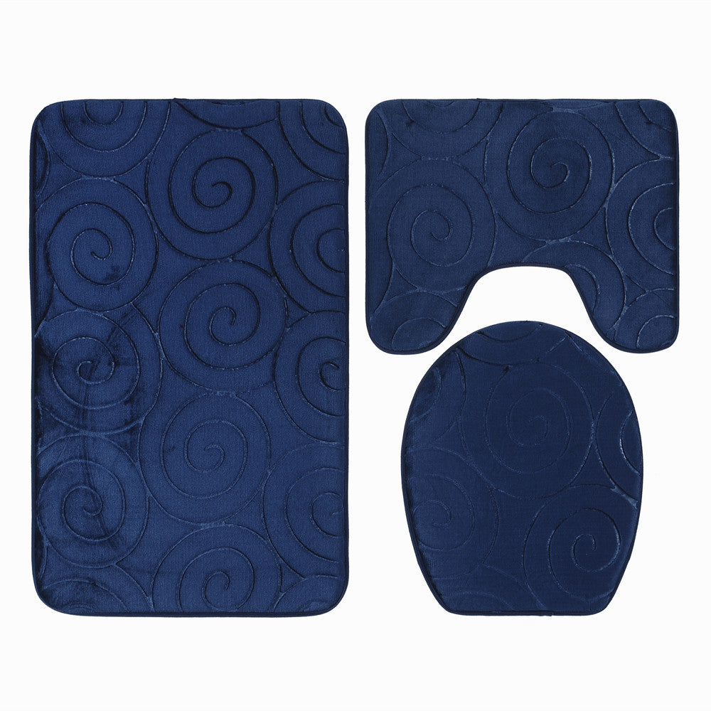 Soft Chenille Bath Mat Set Stornfield