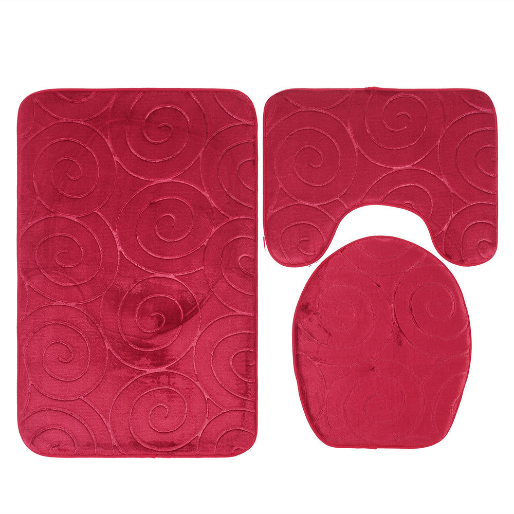 Soft Chenille Bath Mat Set Stornfield