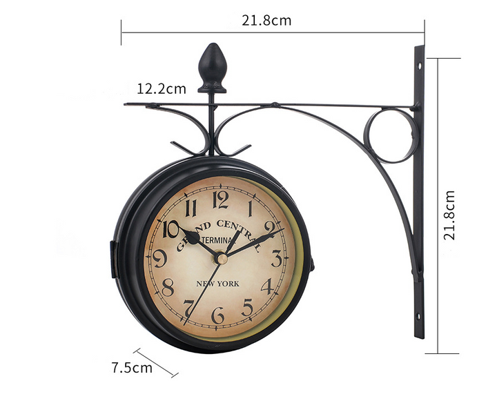 Stornfield | EuroElegance Double-Sided Wall Clock