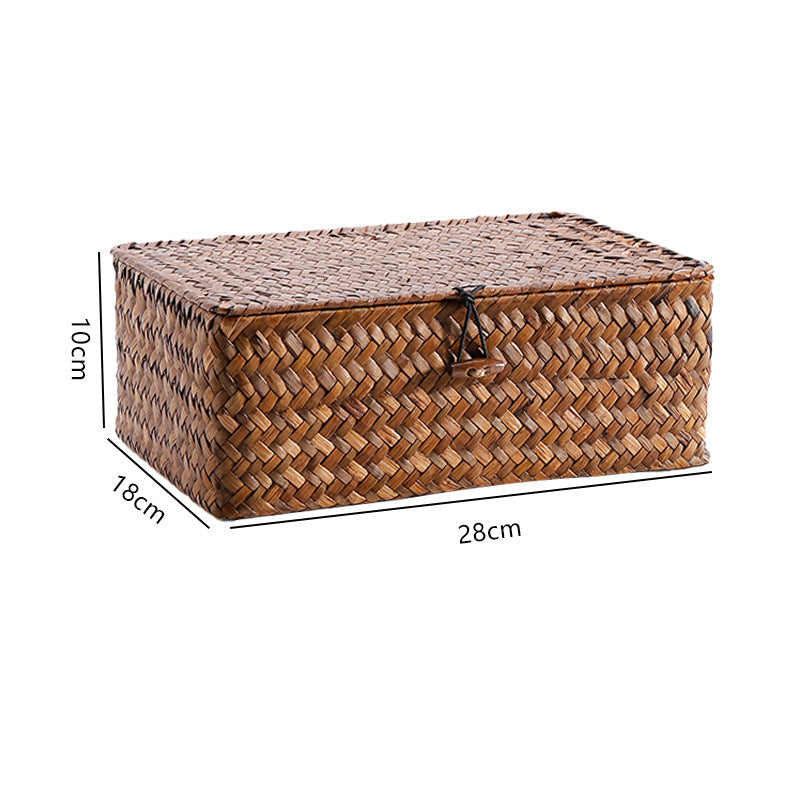Handwoven Storage Box with Lid Stornfield