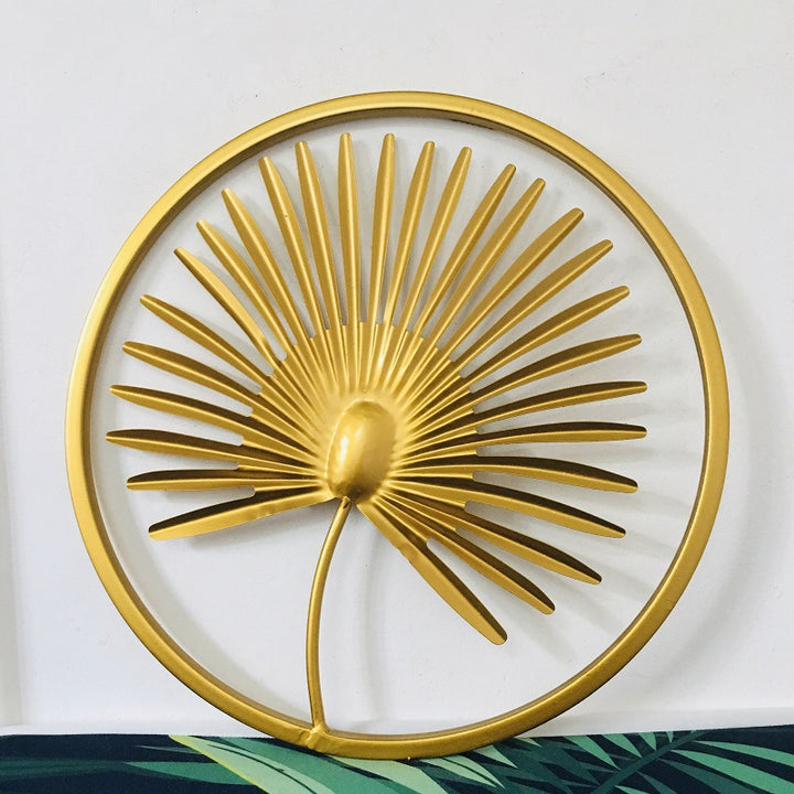 Decorative Metal Palm Leaf Wall Art Stornfield