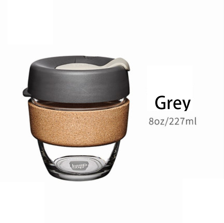 Stornfield | Reusable & Portable Glass Coffee Cup With Lid & Sleeve, For Home, Travel & More