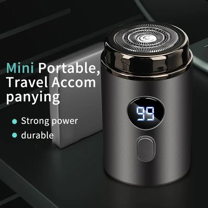 Stornfield | Mini Electric Razor — Portable waterproof grooming device with 15 blades