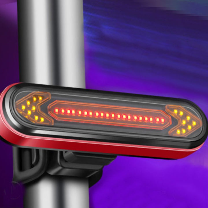 Stornfield | Wireless Remote Control Bicycle Steering Taillight, with Turn Signal, Brake Light and Flashing Warning Light, for Safe Cycling