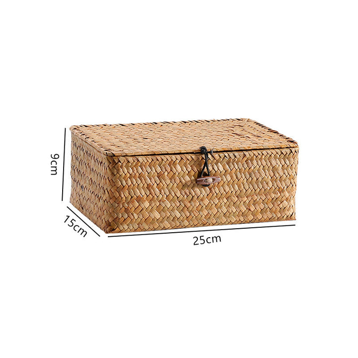 Handwoven Storage Box with Lid Stornfield