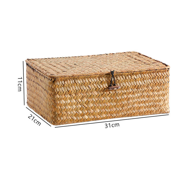 Handwoven Storage Box with Lid Stornfield