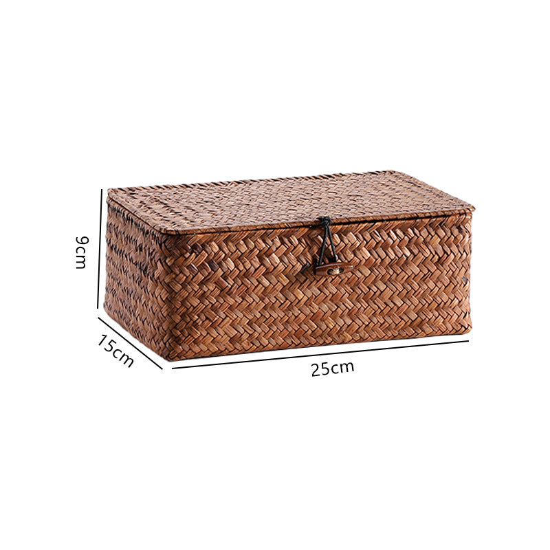 Handwoven Storage Box with Lid Stornfield