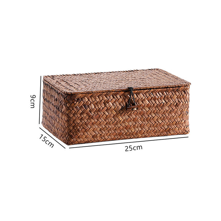 Handwoven Storage Box with Lid Stornfield