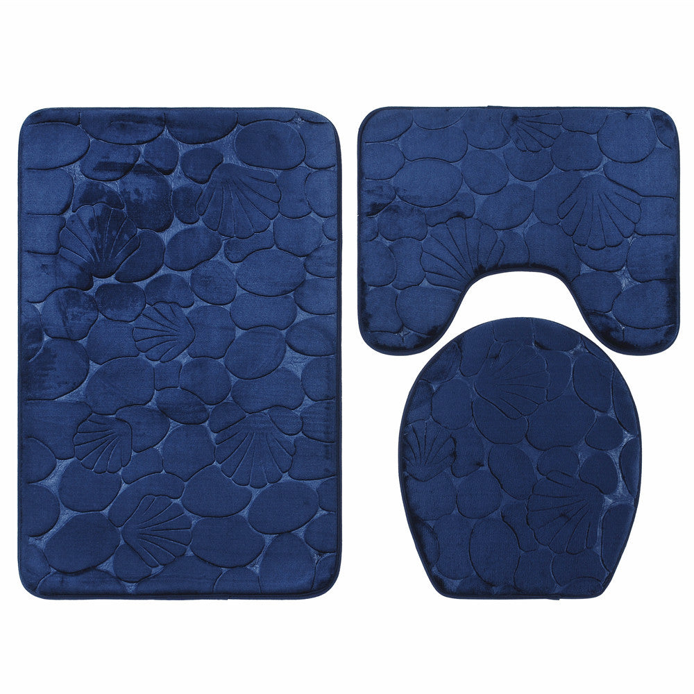 Soft Chenille Bath Mat Set Stornfield