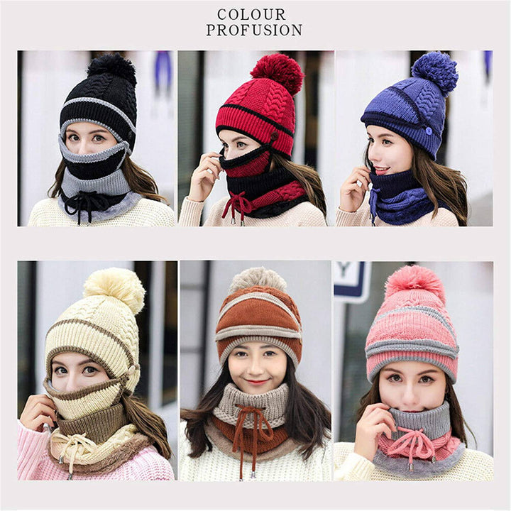 2022 New 3 in 1 Winter Beanie Set | Stornfield