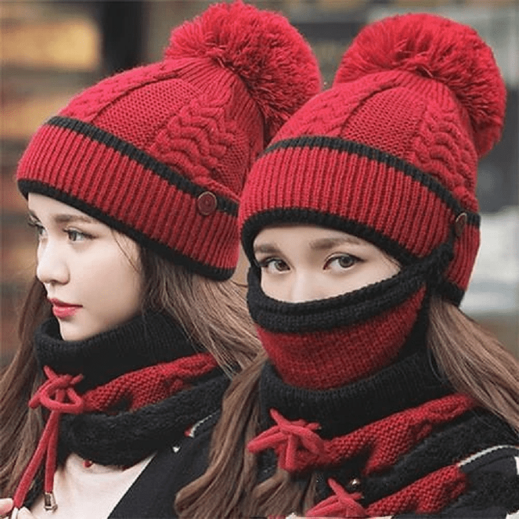 2022 New 3 in 1 Winter Beanie Set | Stornfield