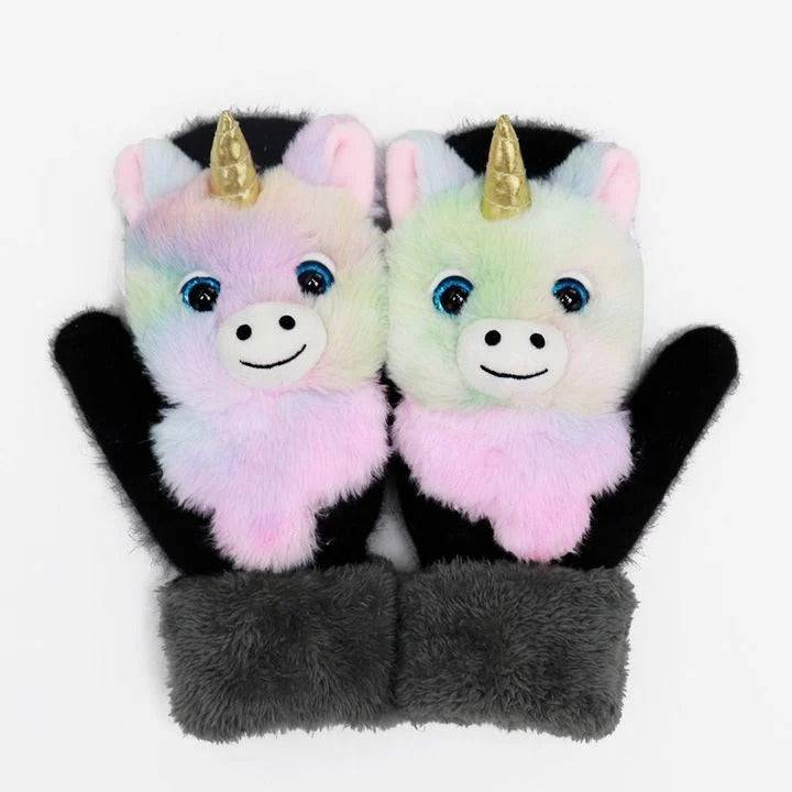 2022 new cartoon plush knitted gloves🌈 | Stornfield