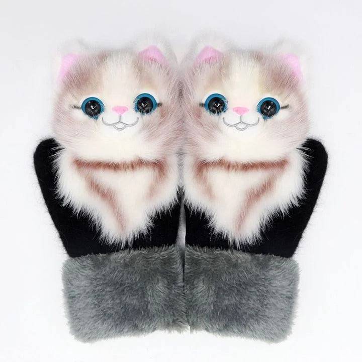 2022 new cartoon plush knitted gloves🌈 | Stornfield
