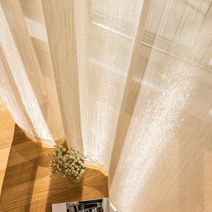 Transparent Linen Curtains, Light and Modern for Living Room | Stornfield