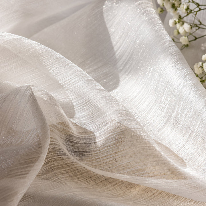Transparent Linen Curtains, Light and Modern for Living Room | Stornfield