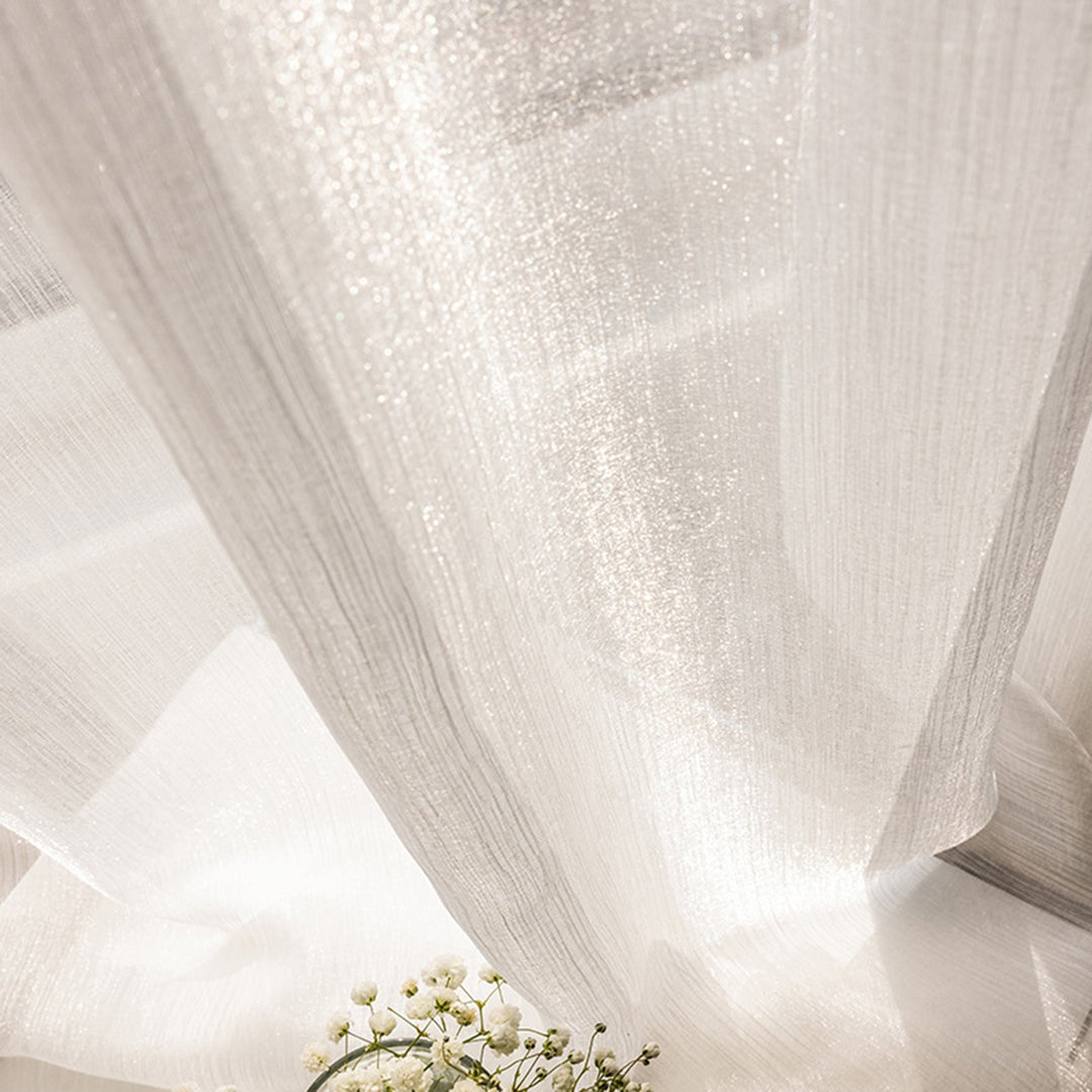 Transparent Linen Curtains, Light and Modern for Living Room | Stornfield