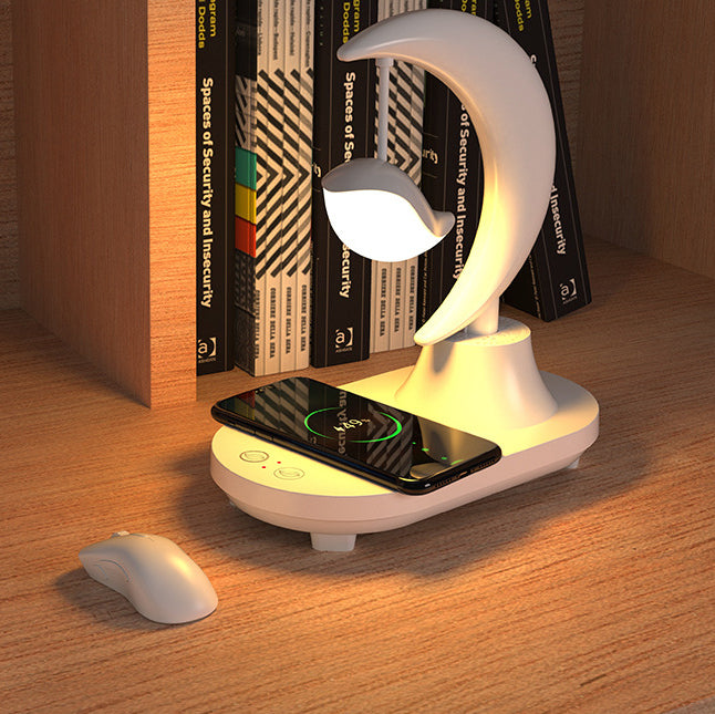 Moonsphere Cordless LED Lamp with Bluetooth Speaker and Stornfield Charger
