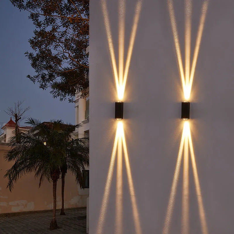 Modern Minimalist Outdoor Waterproof Beam Spotlight LED Outdoor Decorative Wall Sconce Lamp | Stornfield
