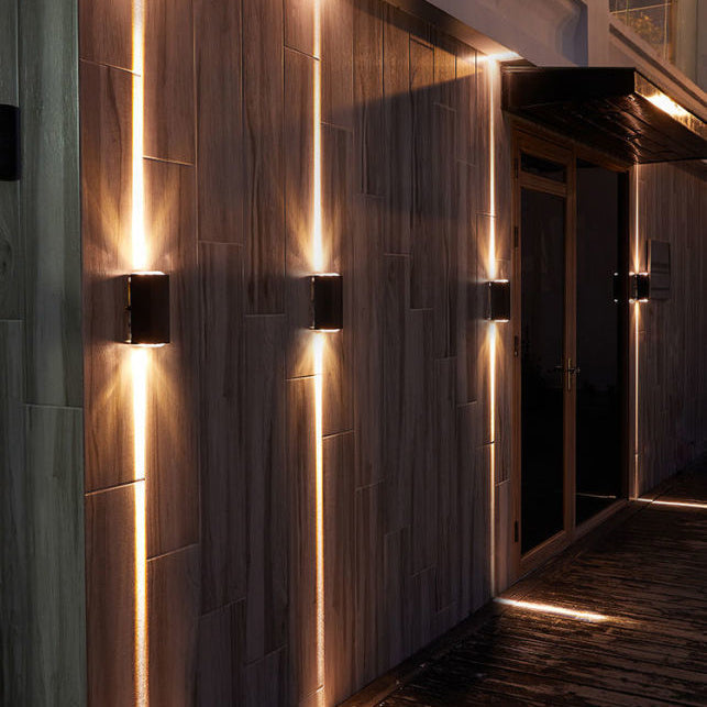 Modern Minimalist Outdoor Waterproof Beam Spotlight LED Outdoor Decorative Wall Sconce Lamp | Stornfield