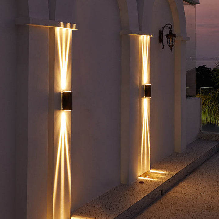 Modern Minimalist Outdoor Waterproof Beam Spotlight LED Outdoor Decorative Wall Sconce Lamp | Stornfield