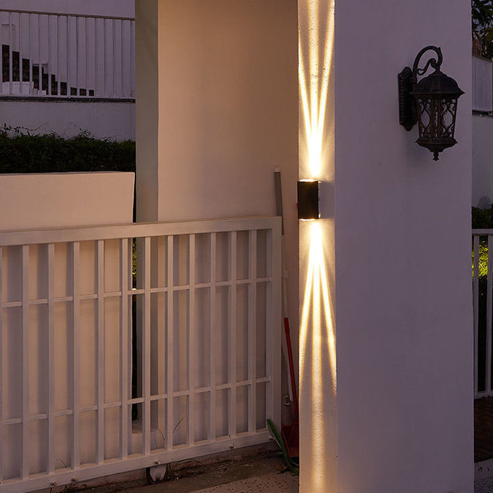 Modern Minimalist Outdoor Waterproof Beam Spotlight LED Outdoor Decorative Wall Sconce Lamp | Stornfield