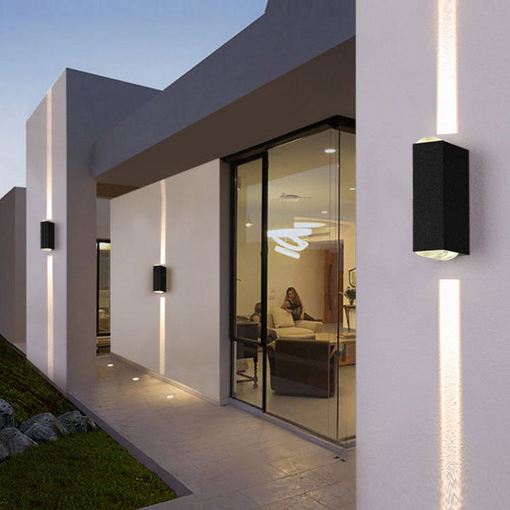 Modern Minimalist Outdoor Waterproof Beam Spotlight LED Outdoor Decorative Wall Sconce Lamp | Stornfield
