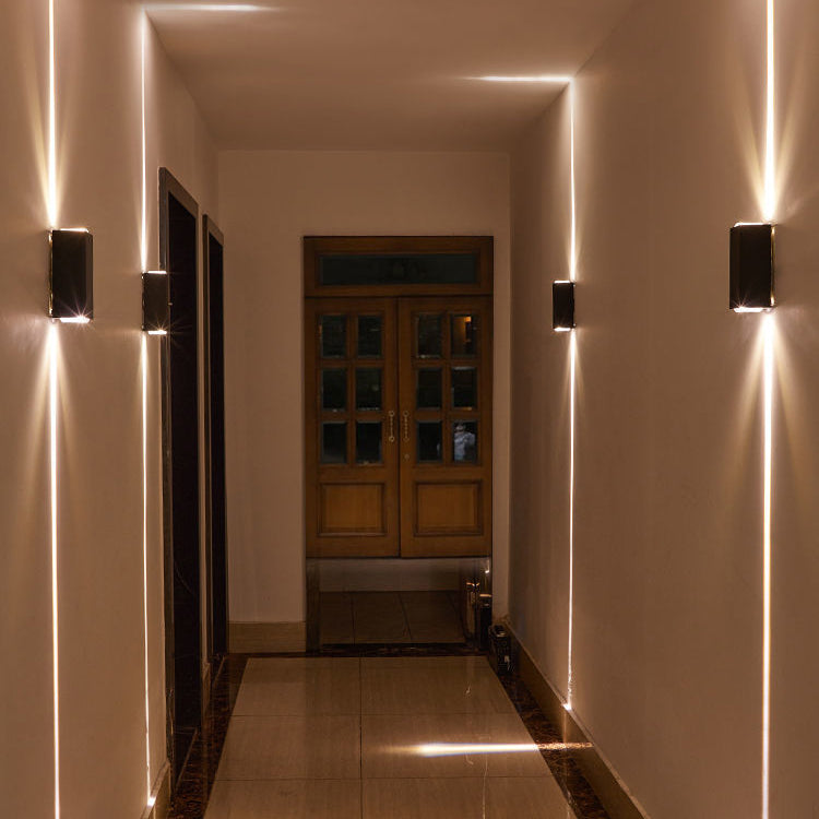 Modern Minimalist Outdoor Waterproof Beam Spotlight LED Outdoor Decorative Wall Sconce Lamp | Stornfield