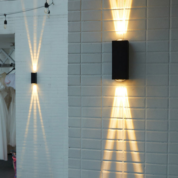 Modern Minimalist Outdoor Waterproof Beam Spotlight LED Outdoor Decorative Wall Sconce Lamp | Stornfield