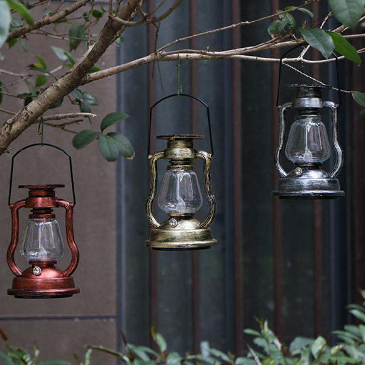 Solar Retro Kerosene Lamp Horse Lamp LED Outdoor Garden Patio Decoration Portable Flame Candle Light | Stornfield