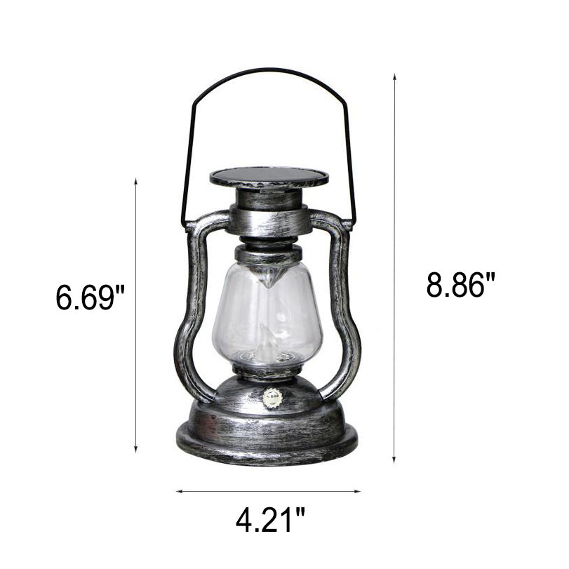 Solar Retro Kerosene Lamp Horse Lamp LED Outdoor Garden Patio Decoration Portable Flame Candle Light | Stornfield
