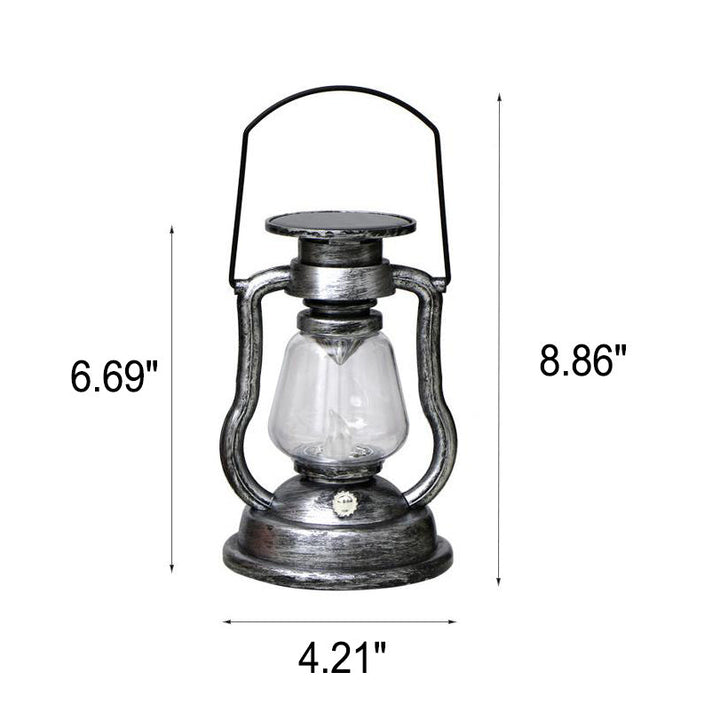 Solar Retro Kerosene Lamp Horse Lamp LED Outdoor Garden Patio Decoration Portable Flame Candle Light | Stornfield