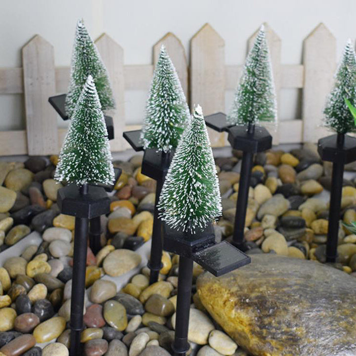Modern Solar Christmas Tree Ground Insert Lawn Decoration Landscape Light | Stornfield