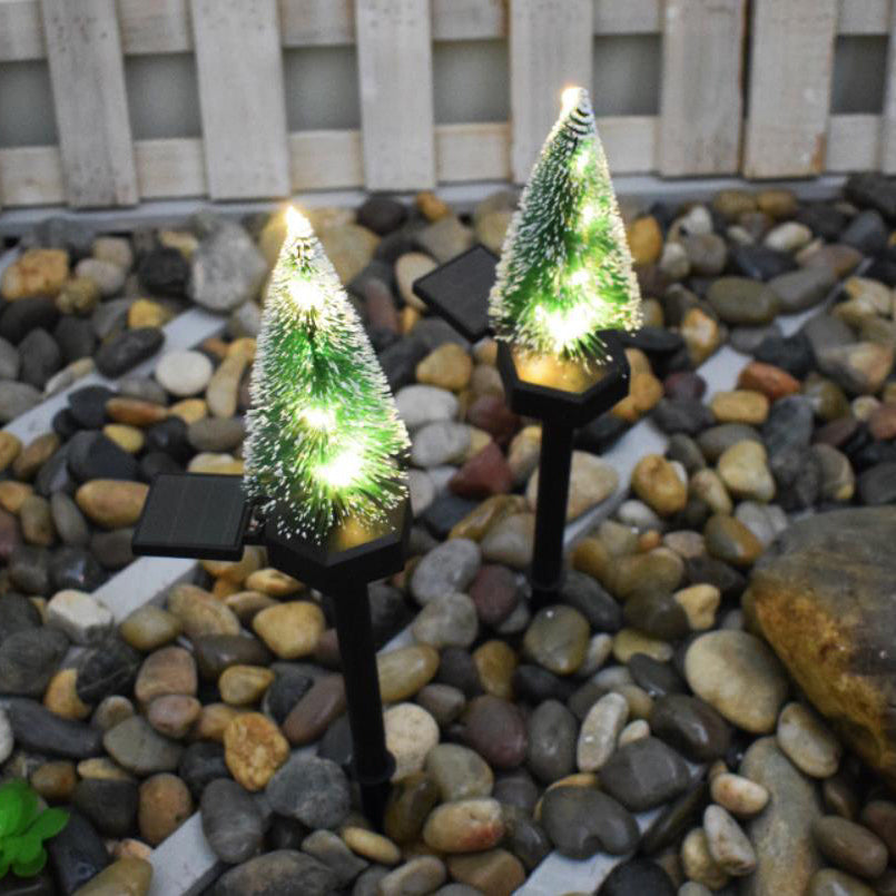 Modern Solar Christmas Tree Ground Insert Lawn Decoration Landscape Light | Stornfield