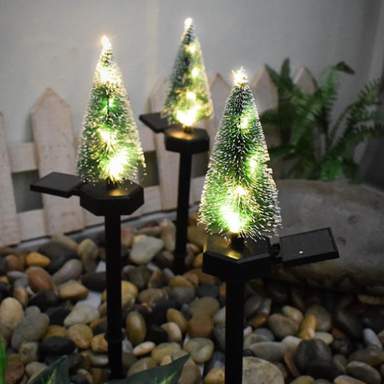 Modern Solar Christmas Tree Ground Insert Lawn Decoration Landscape Light | Stornfield