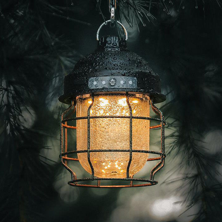 Outdoor Camping Wrought Iron LED Light | Stornfield